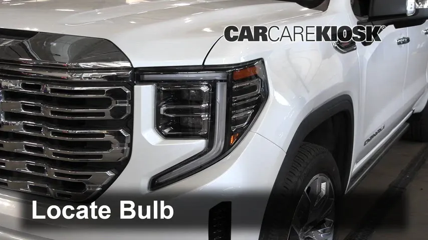 2022 GMC Sierra 1500 Denali 3.0L 6 Cyl. Turbo Diesel Lights Parking Light (replace bulb)